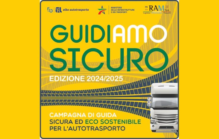 Campagna GuidiAmo Sicuro 2024/2025 per la guida sicura ed eco-sostenibile nell’autotrasporto