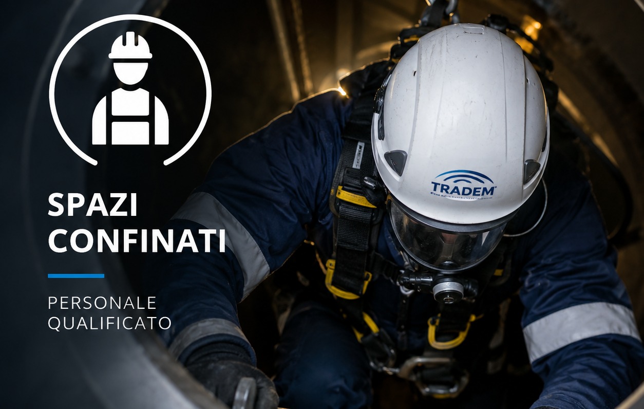 Operatore TRADEM qualificato per il lavoro in spazi confinati